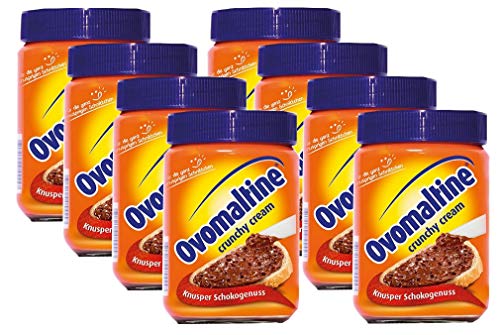 Ovomaltine Crunchy Cream Brotaufstrich, 8 Gläser