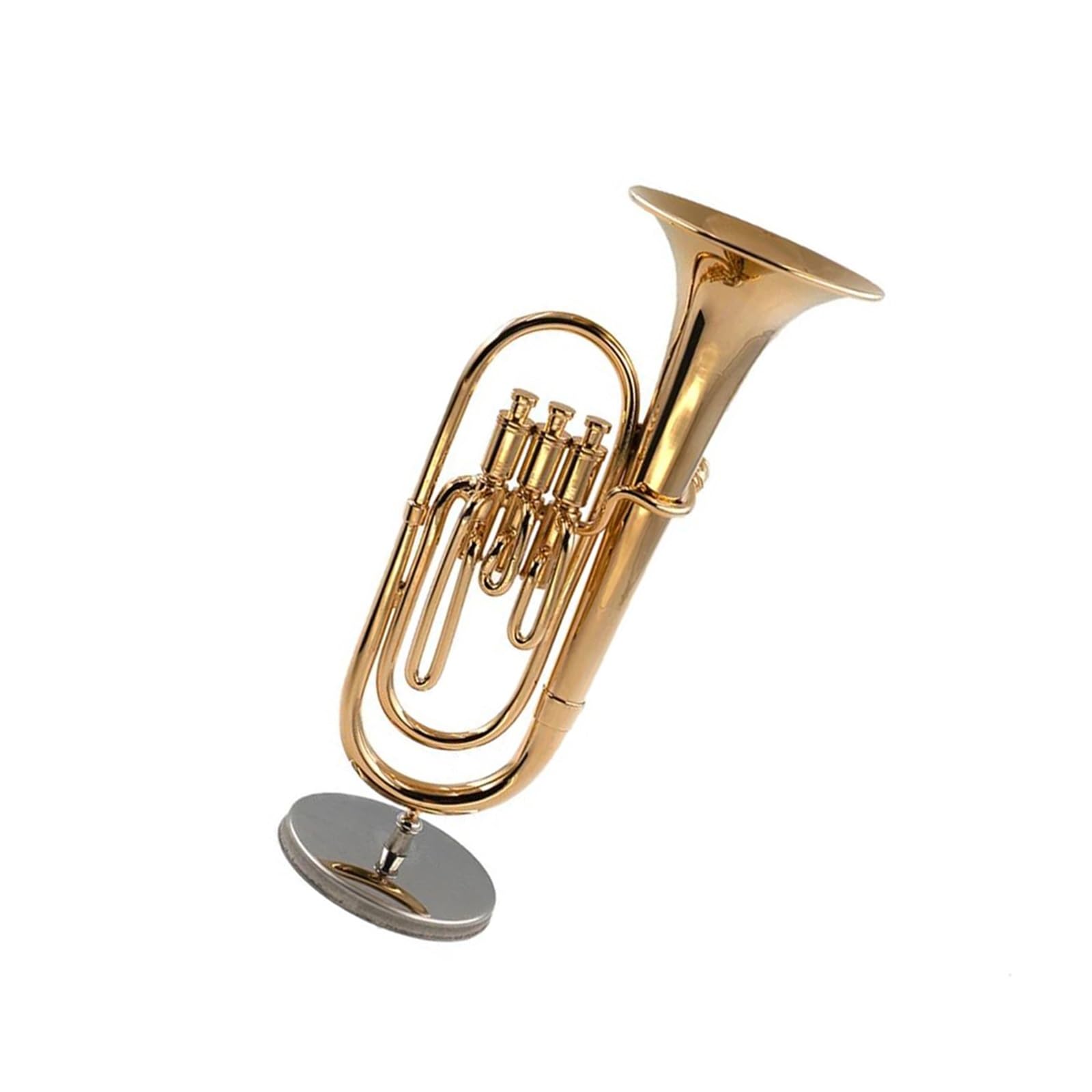 1 Stück Miniatur-Kupfer-Bariton-Modell Mit Unterstützung Für Mini-Tuba-Musikinstrument Musikinstrumente Miniatur (Size : 5.2cm)