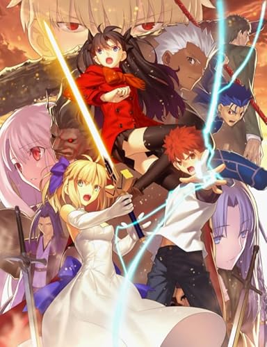 HfmQuisutron Jigsaw Puzzle 1000 Teile Classic Fate.Stay Animation Night Poster Holzspielzeug Für Erwachsene Und Kinder Stressabbau Spiel Xw34Zp