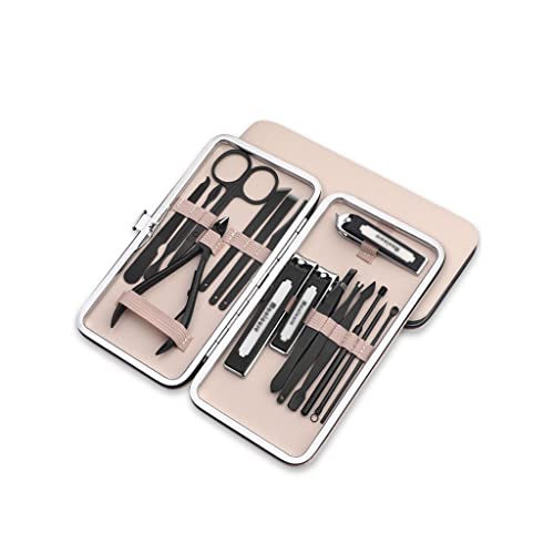 BONAD Zehennagelknipser Nagelschnipper Set Erwachsene Edelstahl Nagel Clippers Pediküre Kit Maniküre Schönheit Kit Tragbare Reise Schönheit Kit Nagelknipser-Set (Size : F)