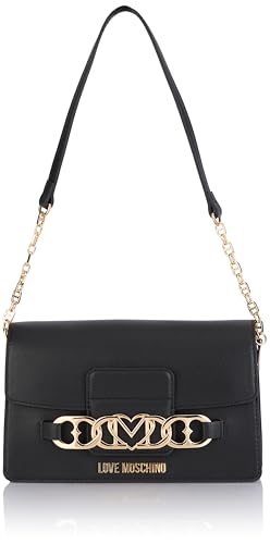 Love Moschino Damen Jc4040pp1llf0000 Schultertasche, Schwarz