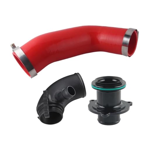 Auto Lufteinlass Luftansaugschlauch Auto Turbo Einlass Outlet Upgrade Rohre Ansaugrohre Turbo Schalldämpfer Löschen Für VW Für Golf MK7 GTI Für Sportwagen 1,8 T 2,0 T(RED Hose C)