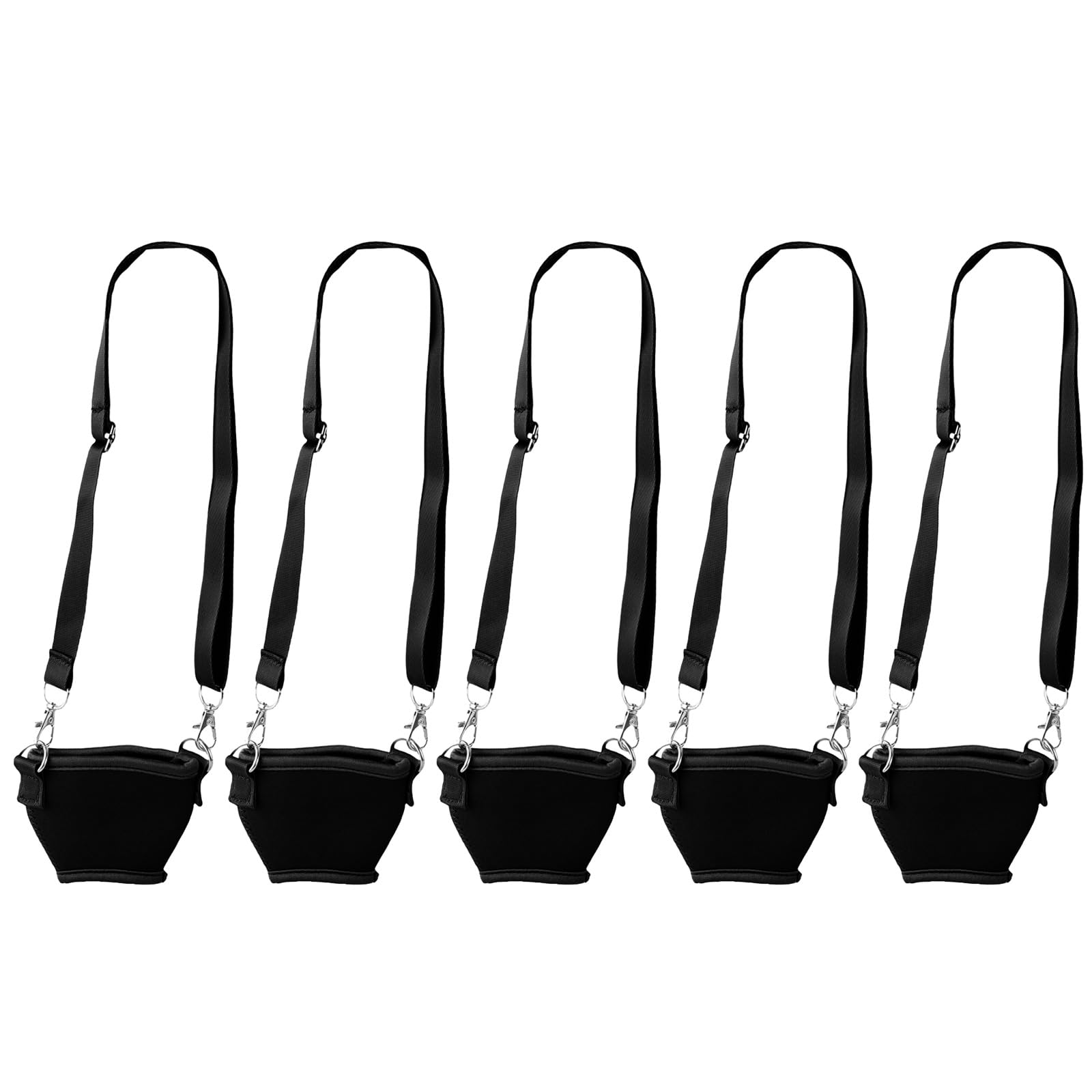 5PCS Einstellbare Lanyards Isolator Halskette Neoprene Hülse Neck Strap Festival Party