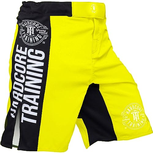 Hardcore Training Shorts Recruit Men's Schwarz Grün Rot Lila Navy Blau Kurze Hose Herren Boxen Kampfsport BJJ Grappling MMA