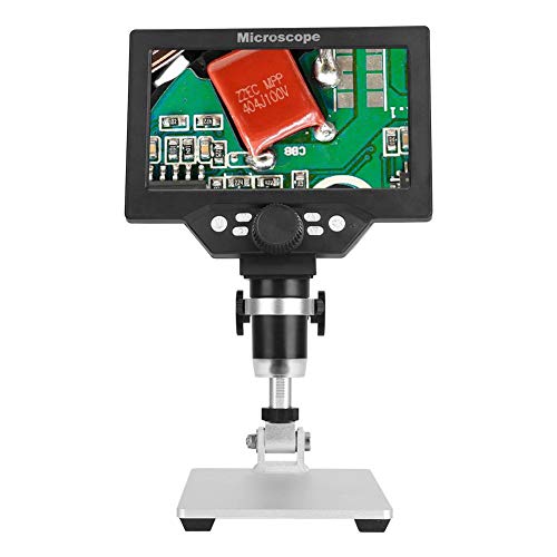 USB Mikroskop 7in 1200X Digital Mikroskop HD LCD Monitor Elektronische LED Lupe Werkzeug 110-240V (EU 110-240V)