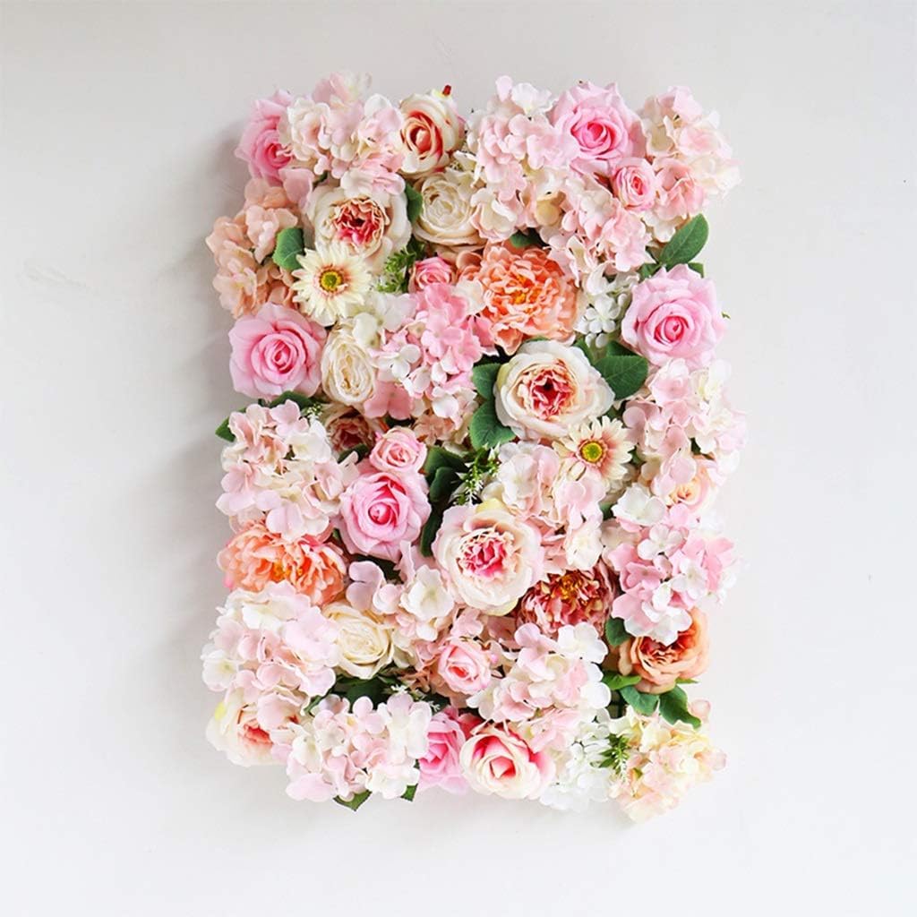 Blumen-Wand-Hintergrund, künstliche Blumen-Wanddekoration – Simulation Seidenblume, Rose, Hochzeit, Blumen-Wanddekoration, Foto-Hintergrund, Blumen-Wand, Weihnachtsdekorationen, B