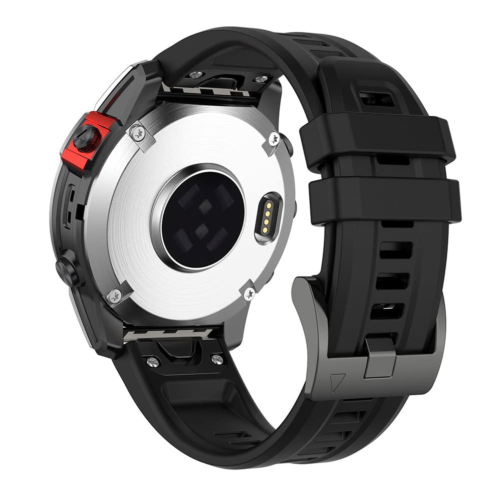 NEYENS 20 22 26 mm Silikon-Uhrenarmband für Garmin Fenix 7X 7 7s 6X 6 6s 5X 5 5S 3HR Forerunner 935 Watch Quick Release Easyfit Band Strap, Fenix 5s 6s 7S, Achat