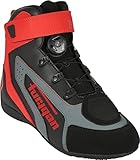 Furygan Herren V4 Easy D3o Bootsschuh, Schwarz, Rot, 38 EU