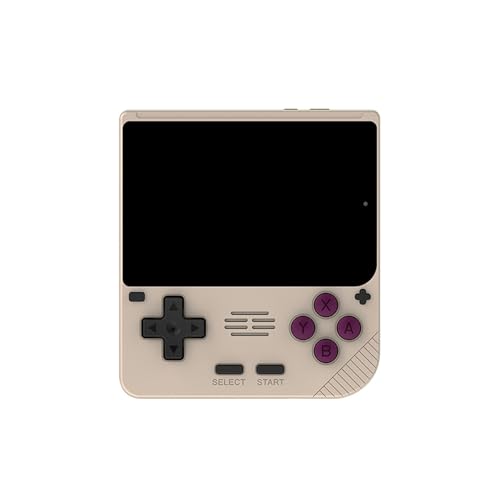 Powkiddy V10 Retro Handheld Spielkonsole, Kompatibel mit 64-Bit 3D Simulatoren und Open Source System, 128G TF Karte, 20000 Spiele, 3.5in IPS Bildschirm, 3000 mAh Portable Spielkonsolen