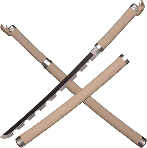 MAUXpIAO Sword Valley Japanisches Holz-Anime-Samurai-Schwert-Cosplay, Demon Slayer-Schwert 78 cm-Holzschwert scharf/A/78cm