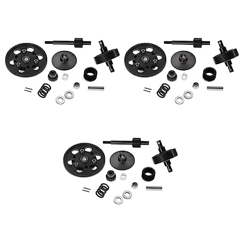 Piuusngy 3X HD Steel Fahrt Transmission Gerade Zahnräder Set für 1/10 RC Crawler Car Axial SCX10 Getriebe Teile