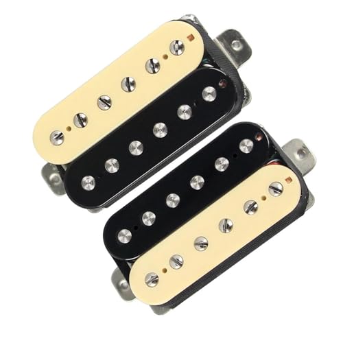 Satz E-Gitarren-Humbucker-Tonabnehmer, Gitarrenteile, Neusilber-Grundplatte Single-Coil-Tonabnehmer