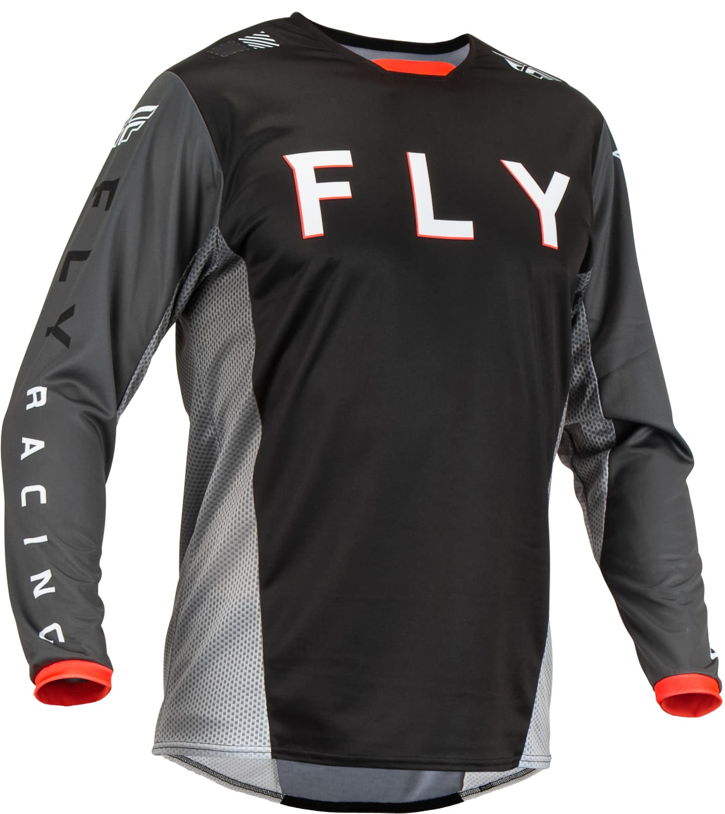 Fly MX-Jersey Kinetic Kore Black/Grey (52-L)