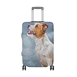 ALAZA Jack-Russell-Terrier Dog Gepäckabdeckung Für 18-20 Zoll Koffer Spandex Reise-Schutz