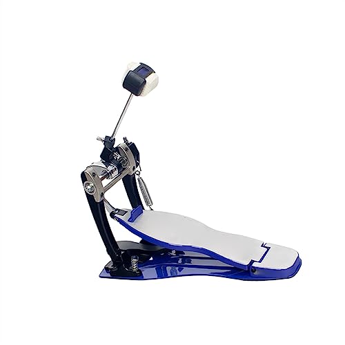 Drum Double Step Hammerpedal Double Chain Cam Single Pedal Zubehör Jazz Drum Step Hammer Bass drum-Pedal für Anfänger (Color : Single)