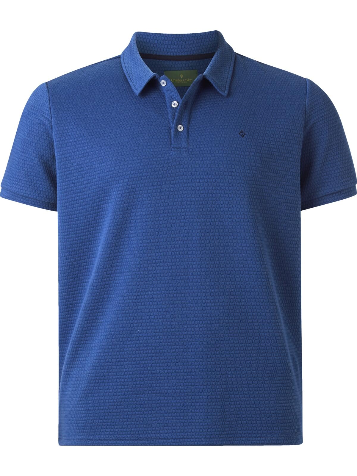 Charles Colby Herren Poloshirt Earl Grands Royalblau 7XL (XXXXXXXL) - 80/82