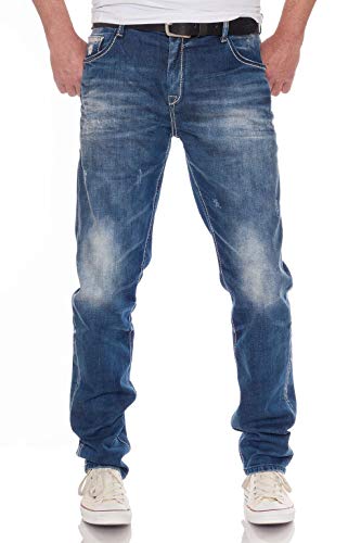 Cipo & Baxx Herren Jeans CD544 Slim Fit, Schrittlänge:L32, W32