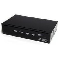 StarTech.com 4 Port High-Speed-HDMI Video Splitter mit Audio bis 15,0m- Video-Verteiler - 4 x HDMI + 4 x Audio - Desktop (ST124HDMI2)