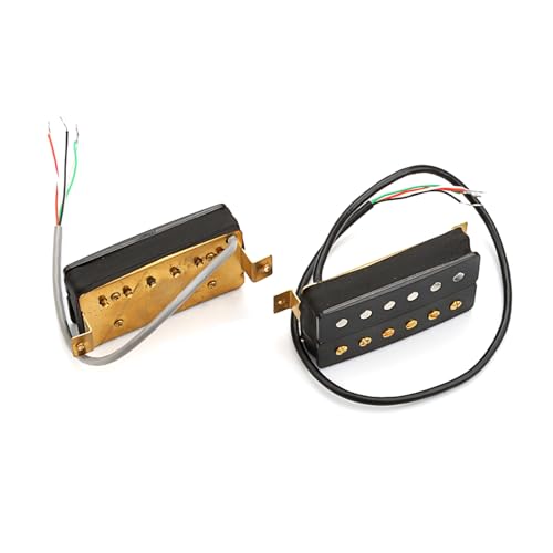 Alnico 5 Doppelspulen Humbucker Tonabnehmer E Gitarren Tonabnehmer Ersatz Für 6-saitige Gitarren Tonabnehmer Einfache Installation Gitarren Humbucker Tonabnehmer Bassgitarren Zubehör