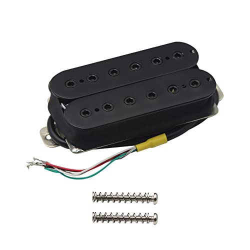 ZENGXUE Alnico 5 Humbucker Pickup E-Gitarre Pickup Black Neck/Bridge Pickup Wählen Sie für Gitarreteile Zubehör Humbucker Tonabnehmer Set (Color : 1pcs bridge)