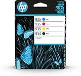 HP 6ZC72AE 934/935 Multipack (Blau/Rot/Gelb/Schwarz) Original Druckerpatronen für HP Officejet Pro 6830, HP Officejet Pro 6230