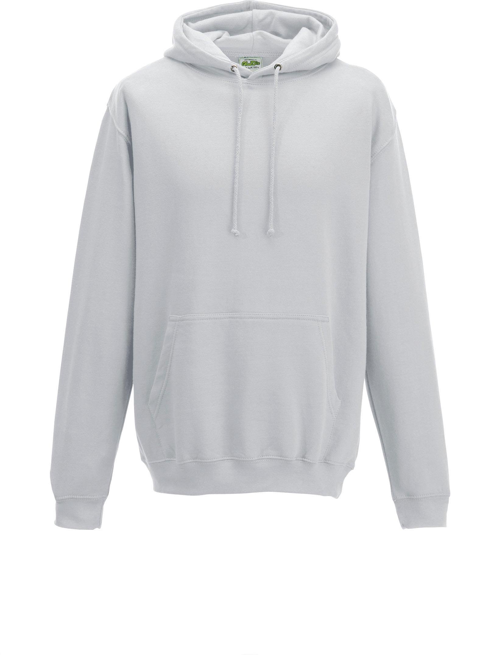 Just Hoods College Hoodie, Ash, L