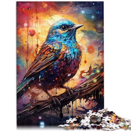 Puzzle, Lernspiele, Malerei, Kunst, Spatz, 1000-teiliges Puzzle, Holzpuzzle ganze Familie und die 1000 Teile (50 x 75 cm)