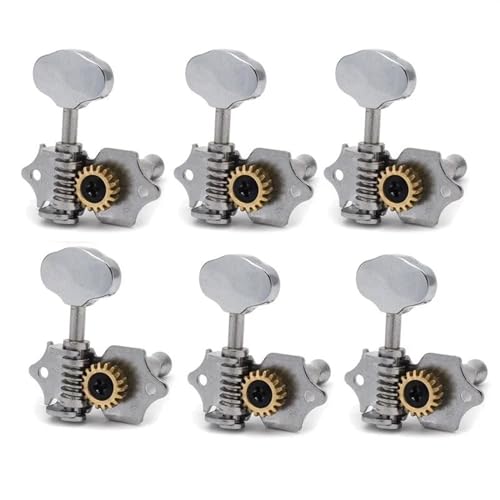 Strings Tuning Pegs Mechaniken Für Gitarre 5 Sets Vintage Open Gear String Mechaniken Tuning Nail Key Machine Head Ersatzteile (Color : 30R)