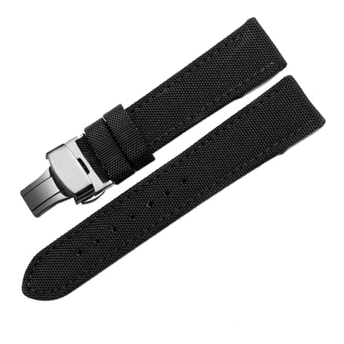 SpaRcz Canvas-Uhrenarmband für Herren, 18-24mm, Farbe 9, 18mm