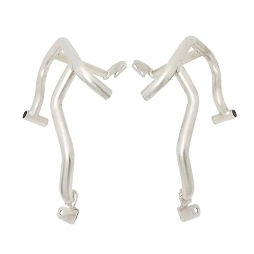 Motorrad Crashbars Für Suzuki Für GSX250R Für GSX 250R 2018-2021 Motorrad Motor Autobahn Schutz Crash Bar Stoßstange Rahmen Schutz Teile Motorschutz Sturzbügel(Silver)