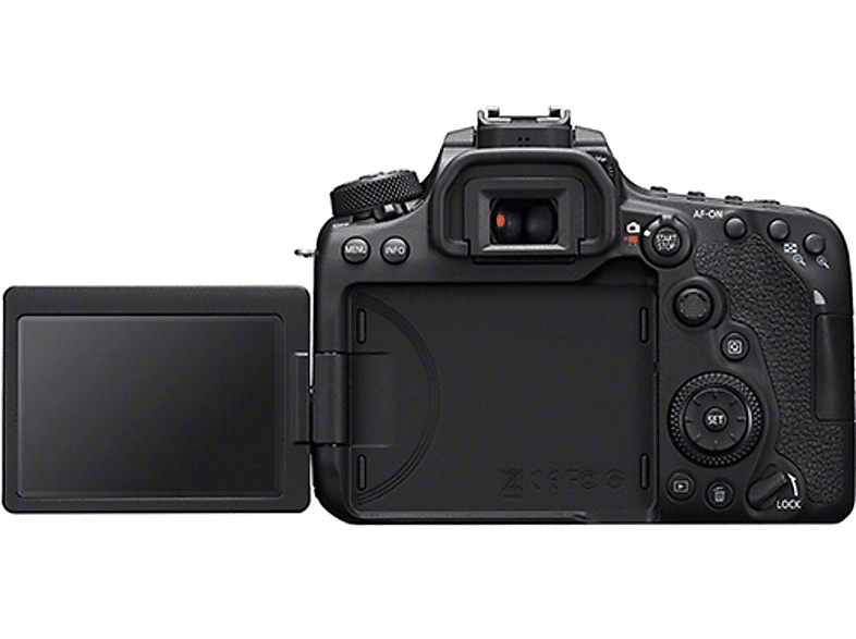 CANON EOS 90D Body Spiegelreflexkamera, 32,5 Megapixel, Touchscreen Display, WLAN, Schwarz 2