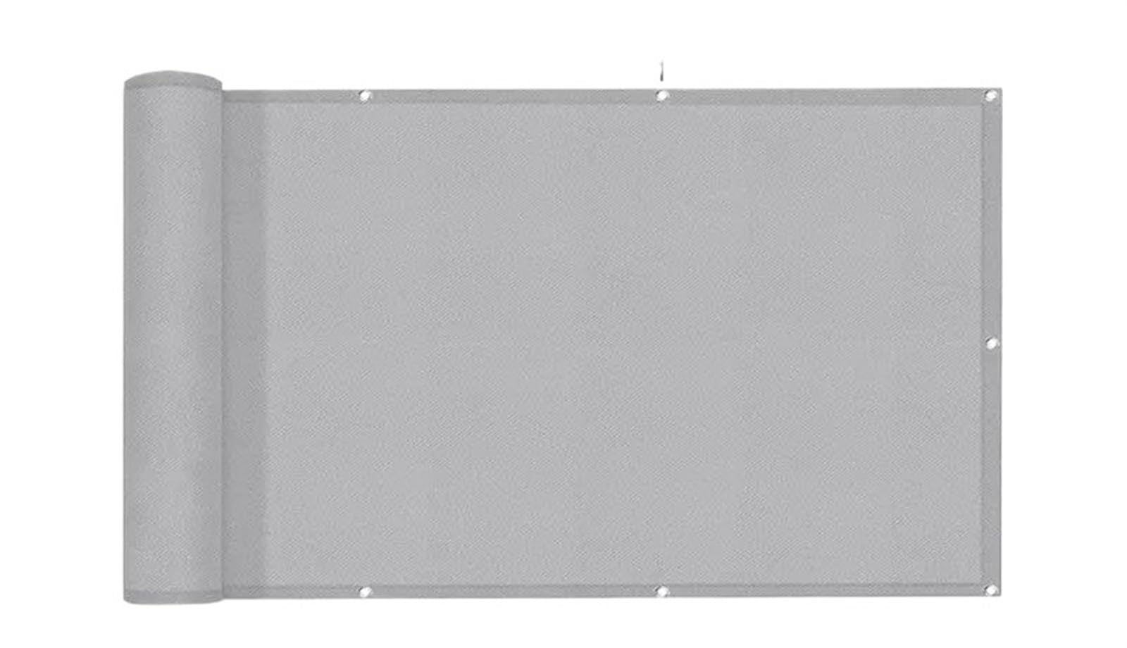 AMEEDA Balkon Sichtschutz Wasserdichter Zaun, Segel, Balkongeländer, Sichtschutz, regenfest, UV-beständig, for Terrasse, Windschutz, Stoff, Sonnenschutz, Schattentuch(Grey - 50CM,1x2m)