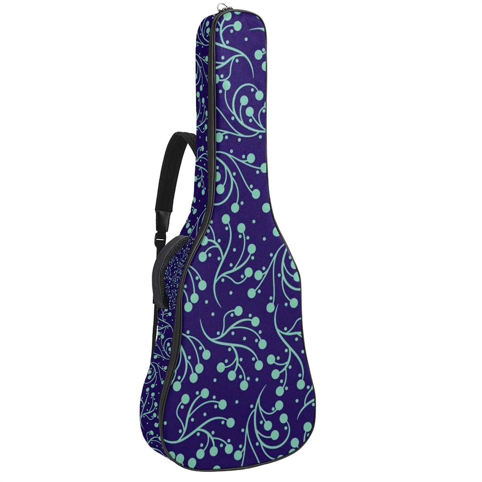 Anfänger Akustikgitarre Bundle Full Size Fichtendecke Cutaway Akustikgitarre Tasche ，Süße und schöne skurrile Blumen