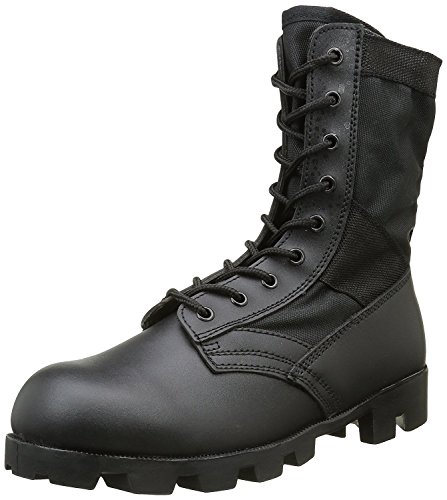 Mil-Tec US Army Combat Assault Vietnam Jungle Boots Mens Security Cadet Black