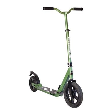 SIX DEGREES Aluminium Scooter All Terrain 300/205 mm olivgrün