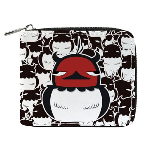 RYNDEX Black Clov-er Anime Wallets, Niedliche Jugend Karikatur Wallet mit Münzfach, Mädchen Geldtasche mit Münzfach und Geldscheinfach(Color:Multicolor 5)