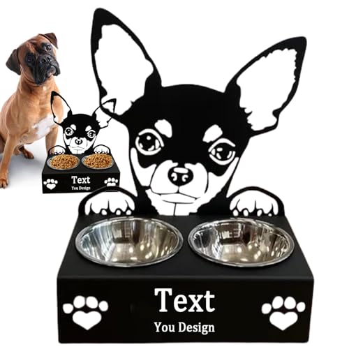 Niedliche Hundenäpfe | Abnehmbarer Edelstahl-Futternapfhalter - Lustige Tragbare Hundenäpfe Kreative Pet Feeder Bowl zum Füttern von Hunden, Welpen