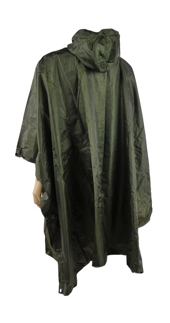 Matthias Kranz Army Regenponcho US Poncho Rip Stop in 4 Farben (Oliv)