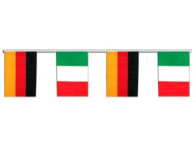 Flaggenfritze® Freundschaftskette Deutschland - Italien