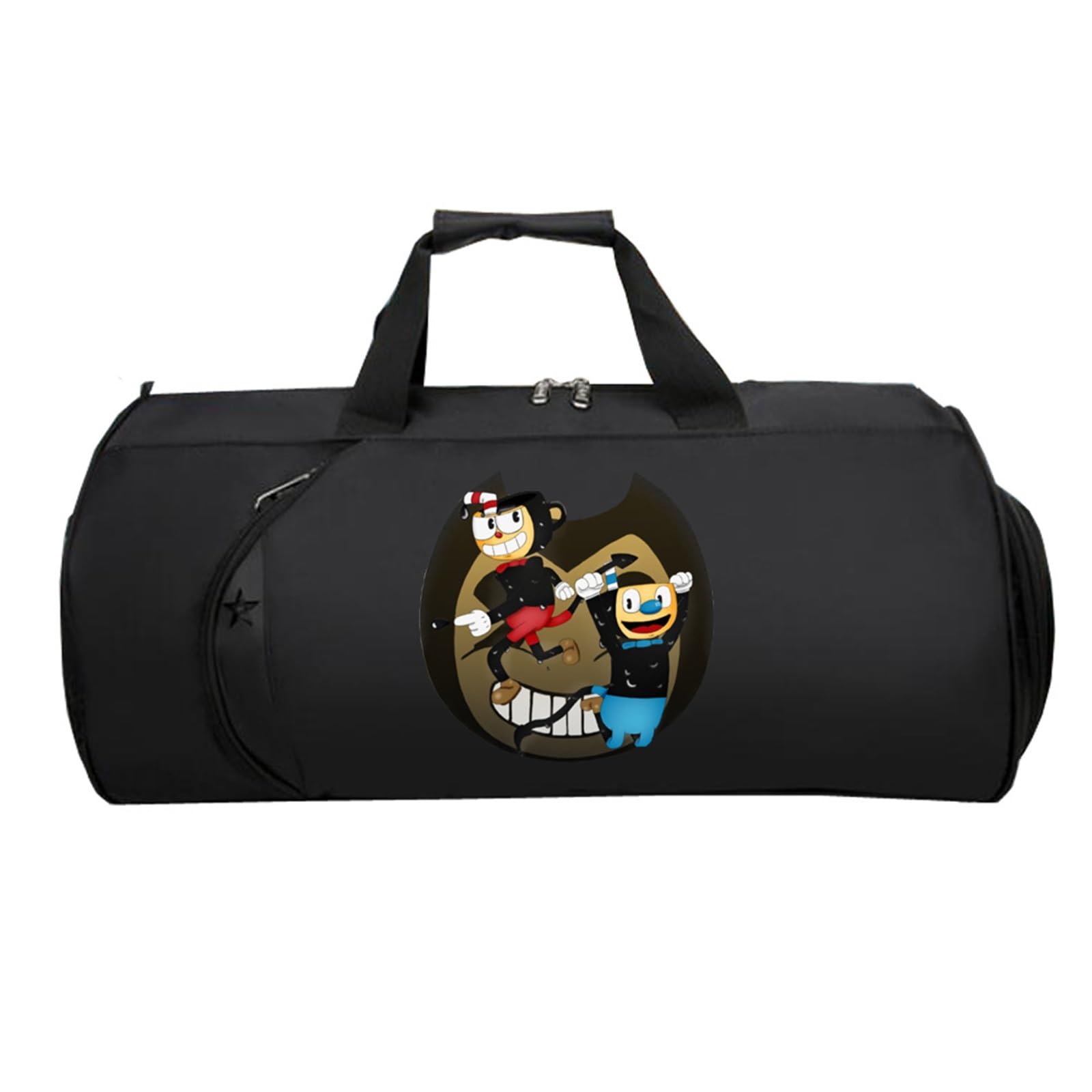 Cabin Bag Anime, Reisetasche Faltbar Kabinengepäck, Tote Bag füR Sport Reisen Gym Urlaub Flugzeug(Black 6)