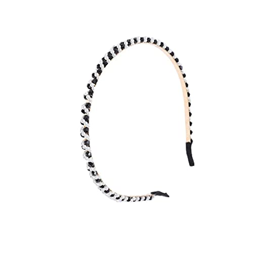 n/a Kristall-Stirnband for Erwachsene, Haarband, Druckhaar, rutschfest, Haarnadel, Temperament, Strass, Damen (Color : A, Size : One Size)