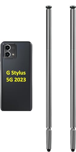 2 x G Stylus 5G [2023/2022] Stylus Pen Ersatz für Motorola Moto G Stylus 5G [2022/2023] Alle Veriosn Touchscreen-Eingabestift (2 Stück Stifte) Schwarz