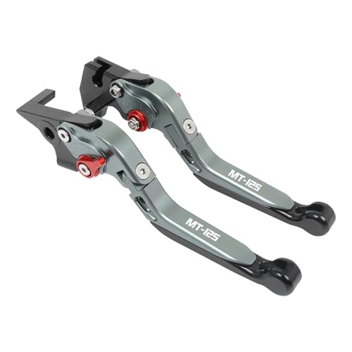 AXCAR Motorrad Zubehör Einstellbare Folding Brems Kupplung Hebel Ausziehbare Griffe Hebel Für Y&amaha MT125 MT 125 MT-125 2014-2021 Kupplung Bremshebel