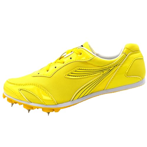 Zeihyeurus Spikes Leichtathletik Kinder,Leichte Spikes Laufschuhe,Herren Damen Leichtathletikschuhe,Atmungsaktive,Tragen Geeignet,Herren Damen Und Kinder,Wettkampf-Lauftraining Weitsprung Sneaker