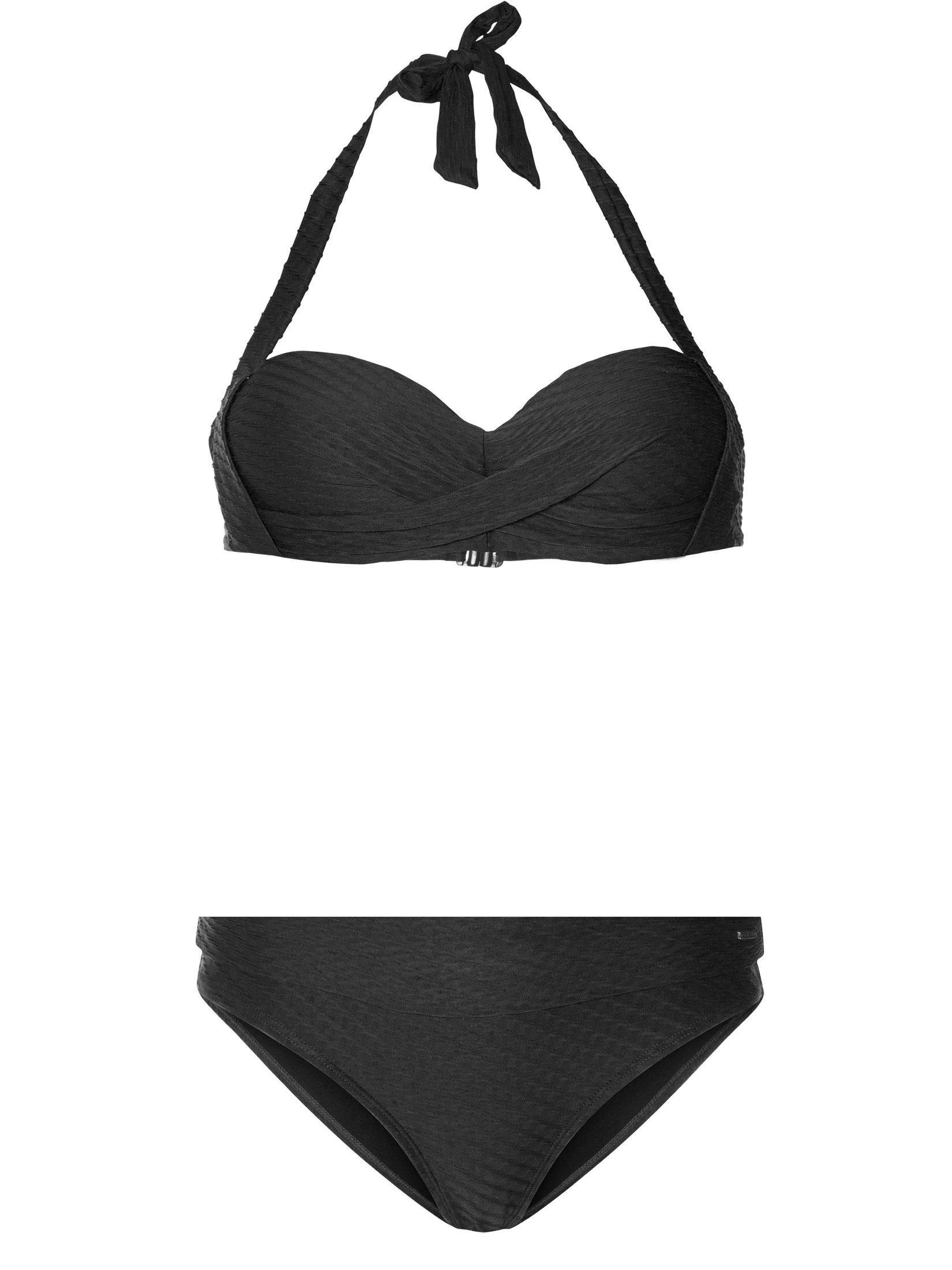 Protest Damen Ilya Bikini-Set, True Black, S