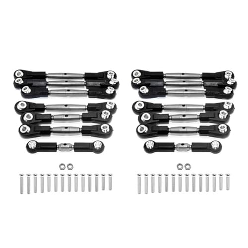 Remingtape 14 StüCk Stahl Lenkung GestäNge GestäNge Servo Stangen Set für TT-02B TT02B 1/10 RC Auto Upgrade Teile ZubehöR