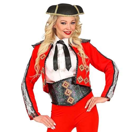 Widmann - Kostüm Matador, Jacke, Gürtel, Spanierin, Karneval, Mottoparty