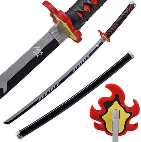 MAUXpIAO Anime Bambusschwert Cosplay, Kamado Tanjiro Schwert Katana 103 cm/40 Zoll schwerter/b3/A