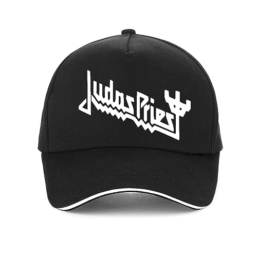 Baseballmütze Judas Priest Cap Heavy Metal Band Baseball Cap Herren Damen Hochwertige Hip Hop Snapback Cap Fashion Stage Hip Hop Hut Geschenk für Männer und Frauen