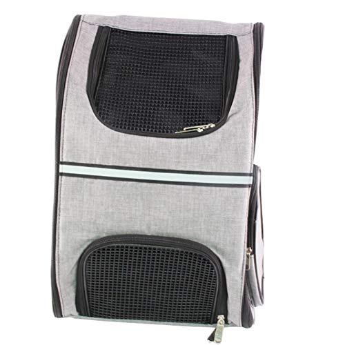 Rysmliuhan Shop Katzenrucksack Hunderucksack Kleine Hunde Haustierträger für Hunde Welpenträger Hundeträger Handtasche Welpenträger für kleine Hunde Gray